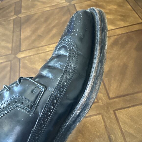 Florsheim Imperial Black Leather Men\'s 9 D Oxford Dress Shoes 92654 Nice! main image 4